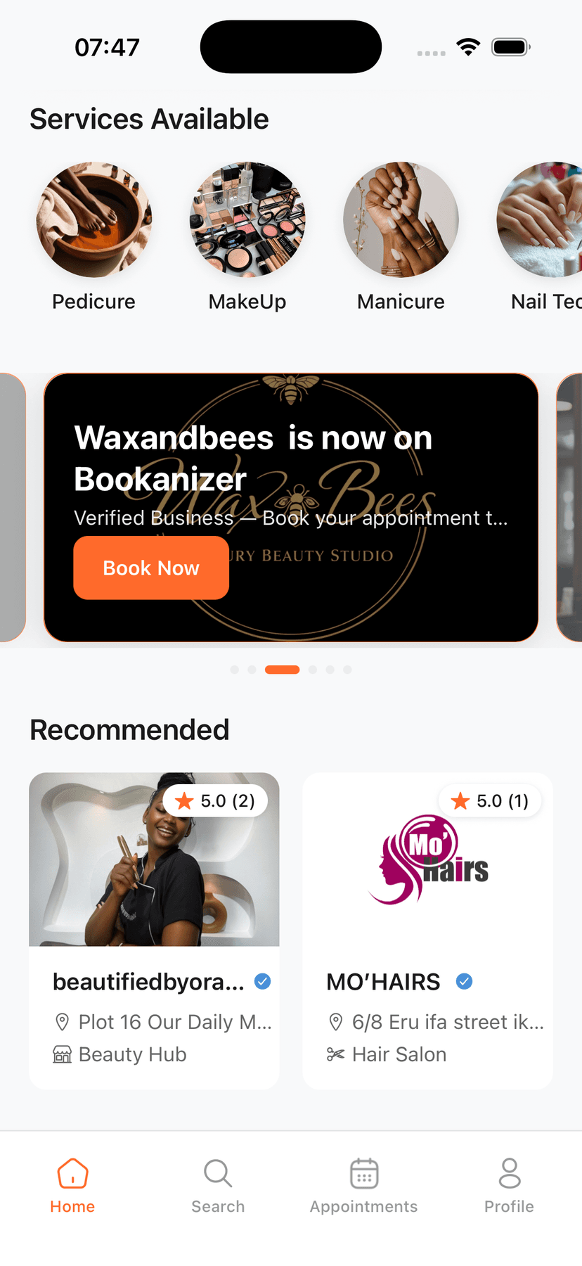 Bookanizer client app