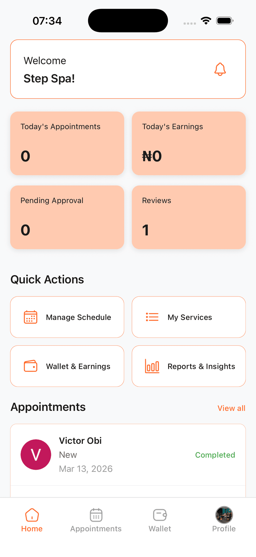Bookanizer vendor dashboard