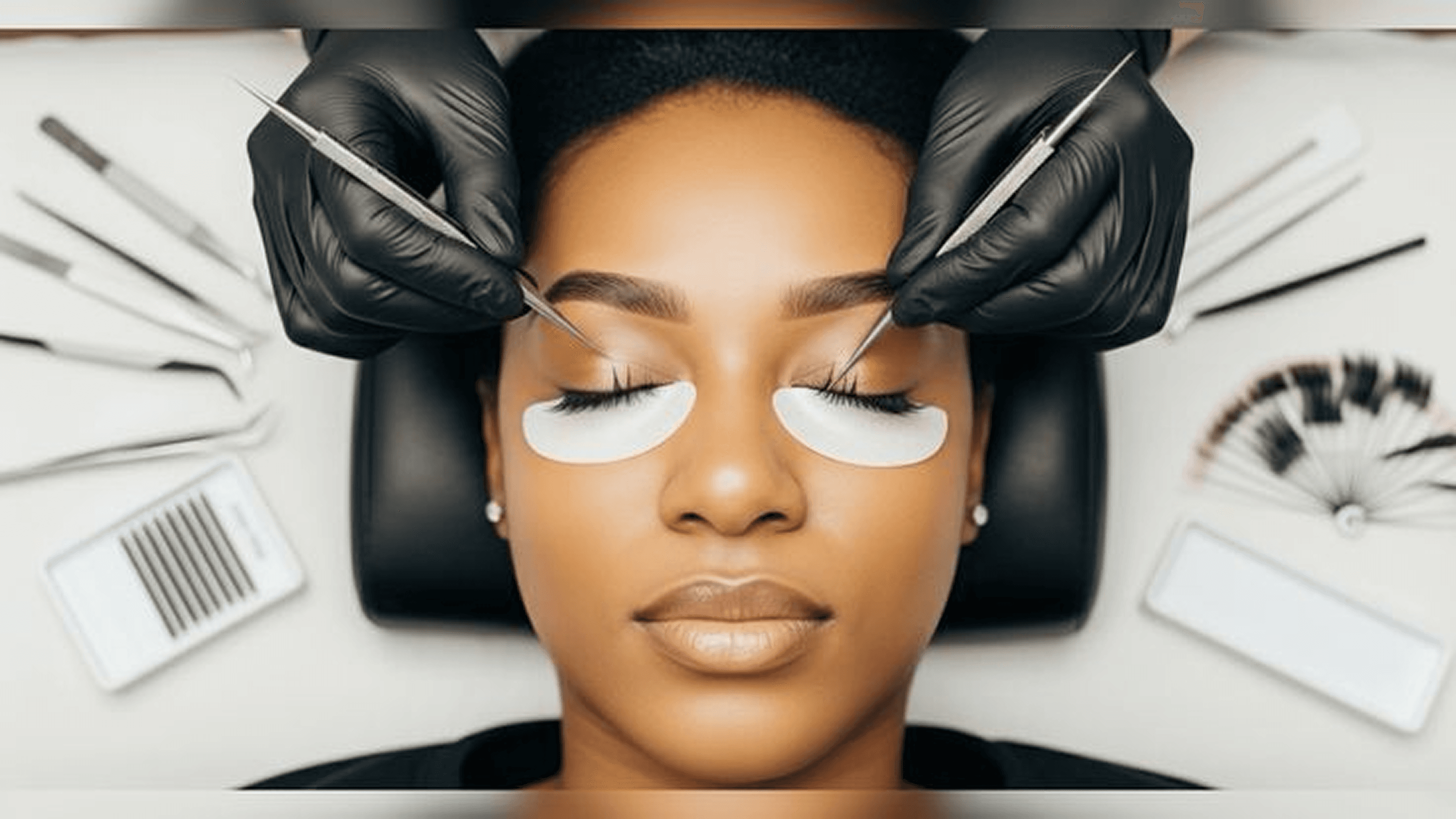 Beauty professional giving massage